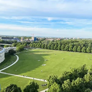 Panorama Mit Weitblick Auf Ingolstadt